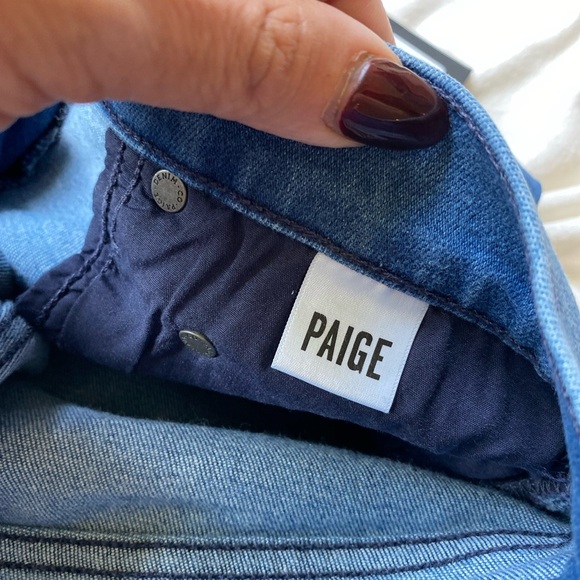 PAIGE Federal Slim Straight Men’s Jeans – Size 28, Vintage-Inspired Wash - Picture 5 of 6